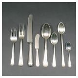 (121PC) DURGIN STERLING FLATWARE SET | Fairfax pattern (c. 1910) flatware service for 12, comprising