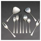 (81PC) DANSK STERLING FLATWARE SERVICE | Tjorn pattern, designed by Jens Quistgaard, comprising 12 d