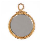 VAN CLEEF & ARPELS 14K / VERMEIL LADIES MIRROR | With original case, in a Van Cleef box, marked VCA,