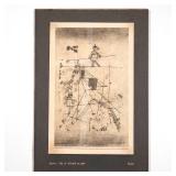 PAUL KLEE (SWISS-GERMAN, 1879-1940) | The Tight Rope Walker. h. 13-1/8 w. 8-1/2 in. (sheet) Pencil s