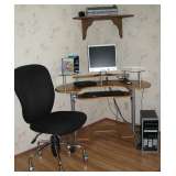 Computer Desk, Desk Chair