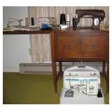 Antique Kenmore Sewing Machine  & Cabinet