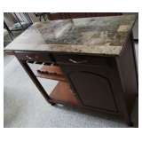 Marble Top Kitchen Cart
