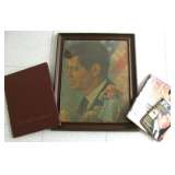 Vintage President Kennedy Print,Book