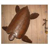 Large Metal Wall Art Sea Turtle Sculpture