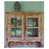 Vintage Wood Wall Cabinet Cupboard