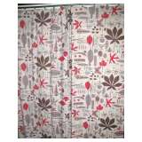 Mid Century Modern Fabric Curtain Panels