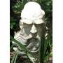 Old Man Head Bust Sculpture signed Halloween 96