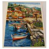 Anatoly Metlan "Blooming Iris"  Serigraph Sig. & #