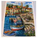 Anatoly Metlan "Resort Town" Sig. & # Serigraph