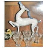 Art Deco Figural Gazelle