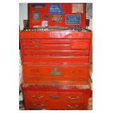 Vintage Red Snap-On Tool Box Chest 