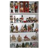 Decorative Nutcrackers, Christmas Village, Snowmen