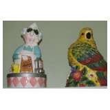 Hallmark Maxine Cookie Jar, Pfaltzgraff Parrot Cookie Jar