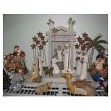 Willow Tree Nativity Scene with Manger