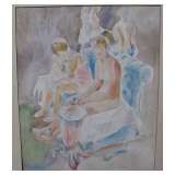 "Sumer Day" By Gertrude Schweitzer 31" x 38 1/4" 