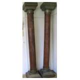 Solid Teak Architectural Columns
