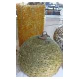 Vintage Spaghetti Mid Century Modern Swag Hanging Light Lamp Acrylic lucite 