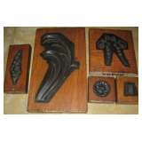 Antique Solid Wood Plaster Molds