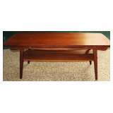 Mid Century Solid Teak Expandable Teak Coffee Table