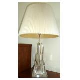 Pair Vintage Acrylic Lucite Table Lamps