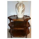 Vintage Three Tier Accent Table By Baker Furniture