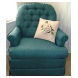 Dark Teal Swivel Rocker