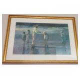 Artist Signed Don Hatfield, "Slack Tide 1990" Limited Edition Print Serigraph on Paper