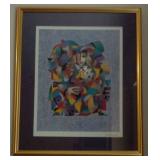 Artist Anatole Krasnyansky Framed & Signed Seriolithograph "TO BE OR NOT TO BE"