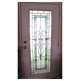 Glass Paneled Entrance Door