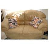 3 Piece Leather Sofa, Love Seat & Chair