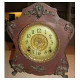 Antique Marbleite No. 5 Mantel ClockManufactured By Ingraham Co., Dristol, Conn. U.S.A.