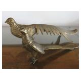 Vintage Two Sets of Brass Pheasants