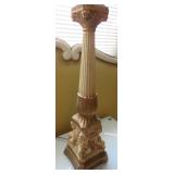 Pair Hollywood Regency Cherub Lamps