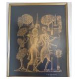 Vintage Artist Signed Bangkok Painting