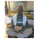 1950s Japanese Hakata Urasaki Doll Man Carving Mask