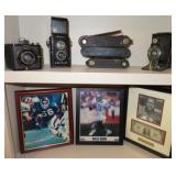 Vintage Cameras, Billy Sims Signed Lions 8x10 Photo Autograph ROY 1980 #20 