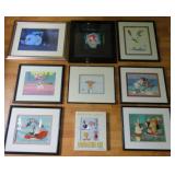 Collection Walt Disney & Warner Brothers Animation Cel Art