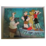 Popeye Olive Oyl "Safari Shoot" Animation Cel by Myron Waldman
