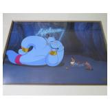 Disney Aladdin Cel "Applause" Rare Animation Limited Edition Cel 