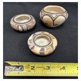 Unsigned Miniature Hopi Pots