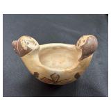 Hopi Figural Canoe Pot 3 1/2"