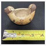 Hopi Figural Canoe Pot 3 1/2"