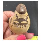 Hopi Figural Canoe Pot 3 1/2"