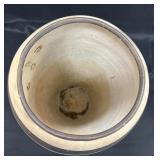 * * * SOLD * * *                    Paqua Naha Frog Woman Cylindrical Vase 17" Tall