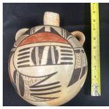 * * * SOLD * * *                    Fannie Nampeyo Canteen 7 1/2" x 7" 