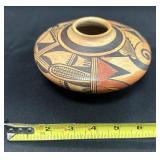 * * * SOLD * * *                    Fannie Nampeyo Pot 7" x 4" 