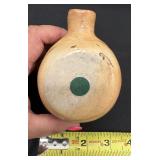 Unsigned Hopi Bug Canteen w/out Handles 3 1/2" x 4 1/4"