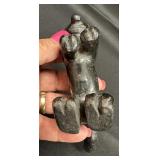 Santa Clara Pottery Cat 5" (as-is broken tail)