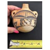 Hopi Unsigned Canteen 4" x 4"